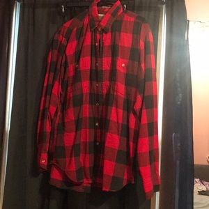 black and red flannel